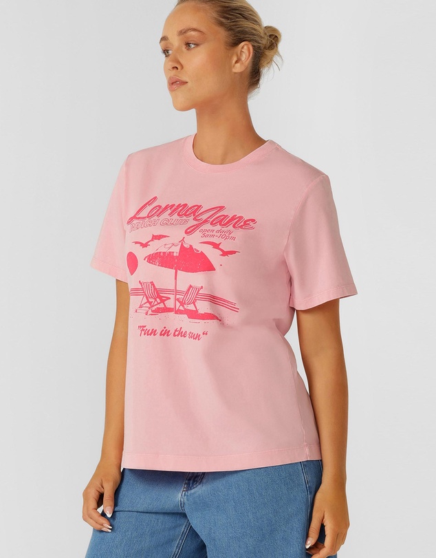 Lorna Jane - Beach Club Washed Relaxed T-Shirt
