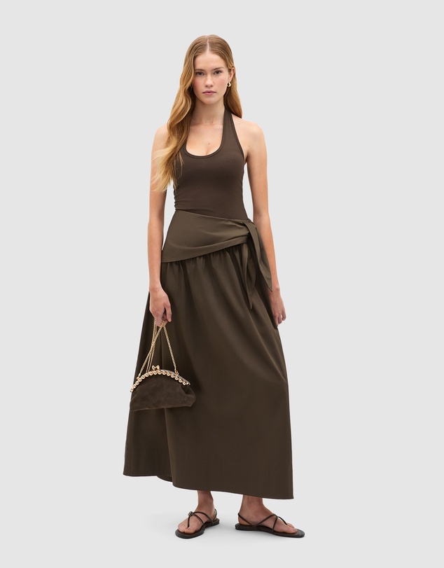 Seed Heritage - Tie Waist Midi Skirt