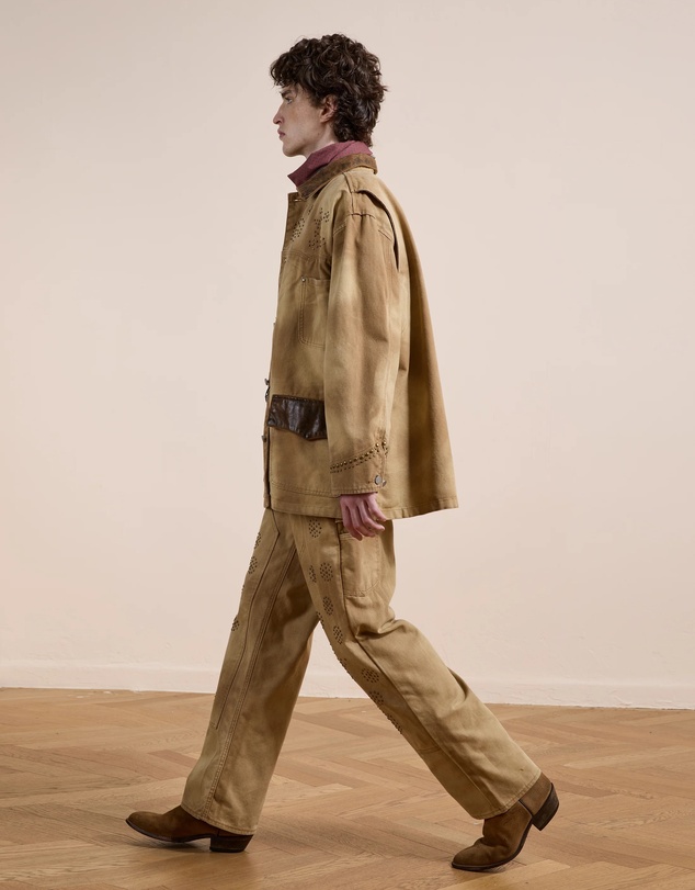 Found - Canvas Studded Work Jacket