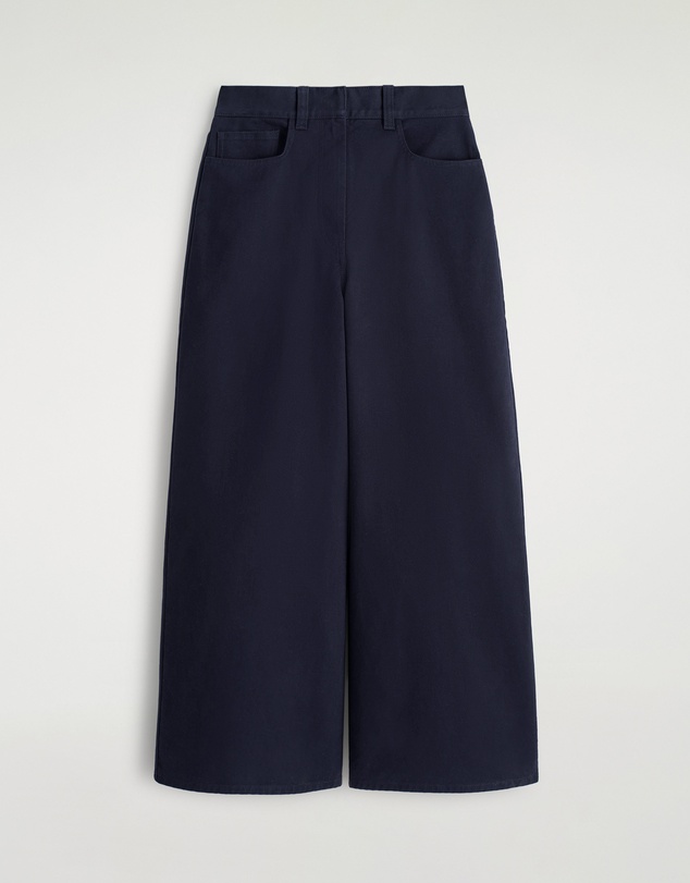 COS - Cotton Cropped Wide-Leg Trousers