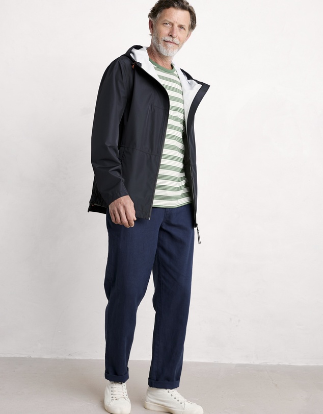 Seasalt - Seasalt Cornwall Navy Sailing Time Lightweight Jacket