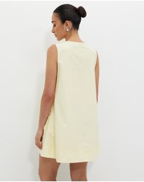 Calli - Poplin Swing Mini Dress