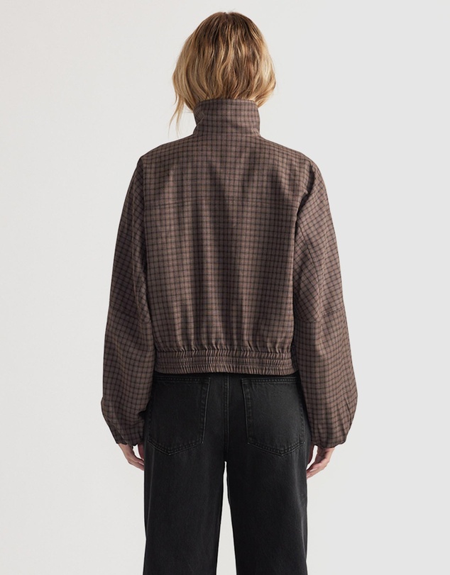 Decjuba - Violet Zip Check Jacket