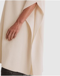 Country Road - Zip Through Knit Poncho