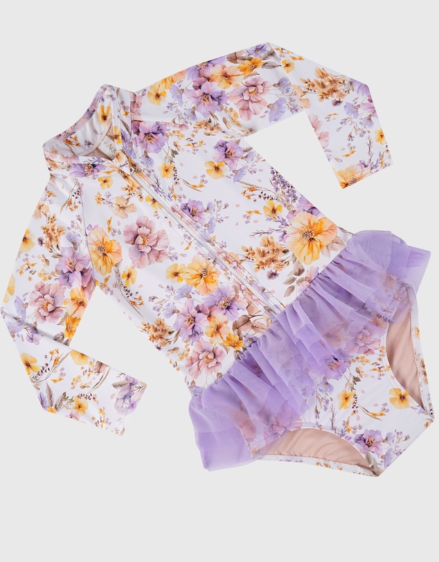 Aqua Blu Kids - Fleur Long Sleeve One Piece - Babies