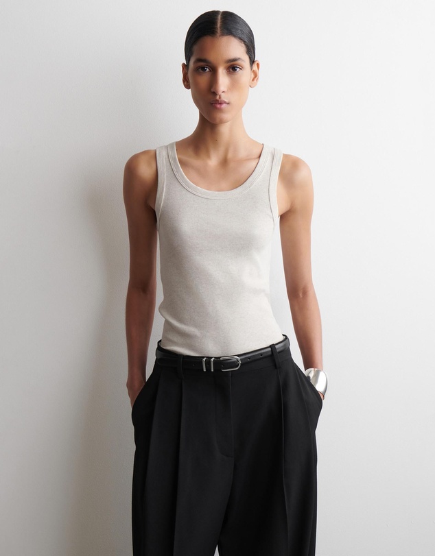 COS - Ribbed Cotton Tank Top