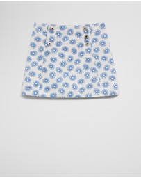 Country Road - Printed Denim Skirt