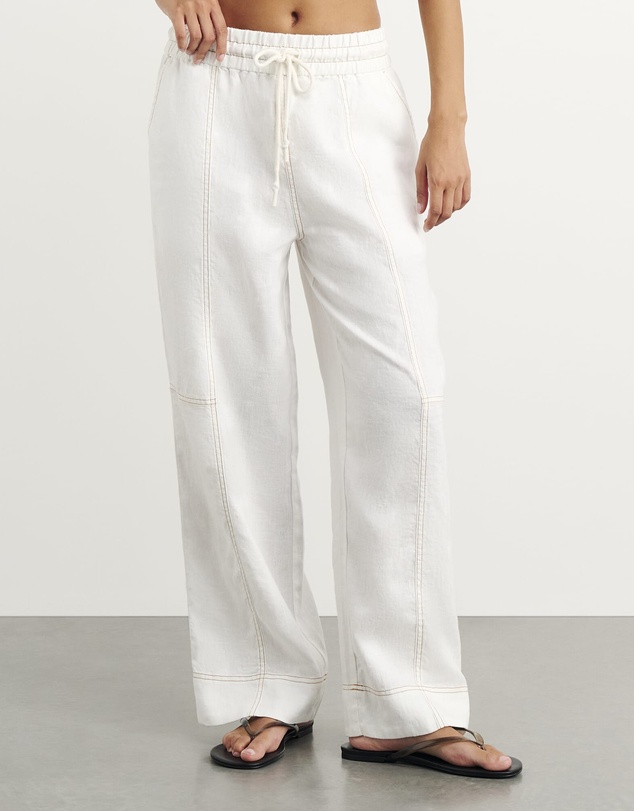 Jag - Sabine Linen Relaxed Leg Pant