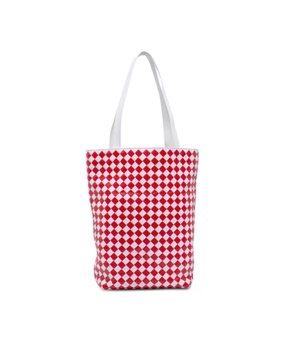 Pre-Loved by Azura Reborn - Pre-Loved Nappa Intrecciato Check Avenue Tote