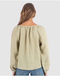 CAMIXA - Poem Linen Blouse