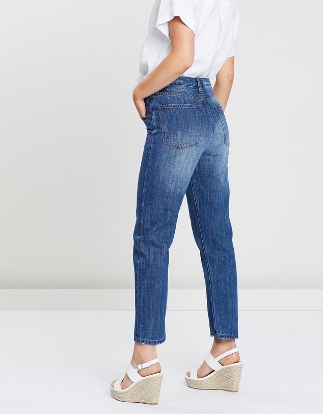 White By FTL - Houston Mum Jeans