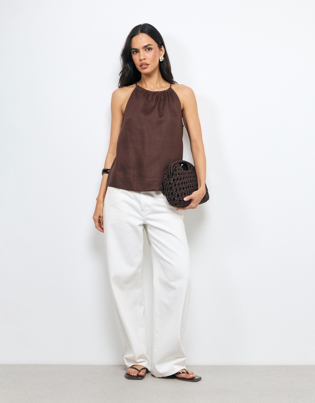 AERE - Ayla Linen Top