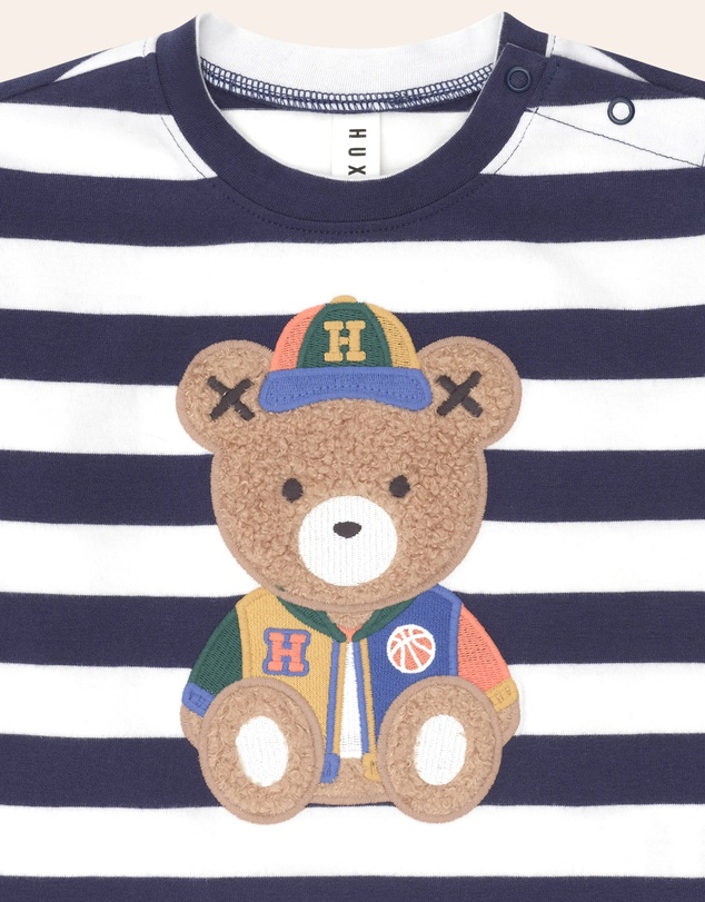 Huxbaby - Varsity Hux Stripe Top - Babies-Kids