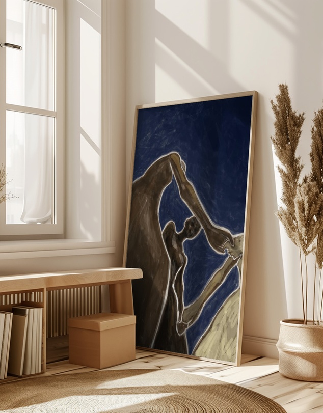 Olive et Oriel - KH Studio - With Embrace by Karla Hyman Art Print