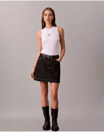 Calvin Klein Jeans - Monologo Rib Tank Top