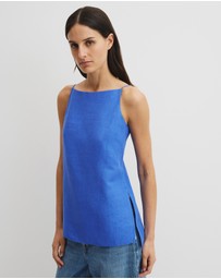 Country Road - Organically Grown Linen Longline Cami