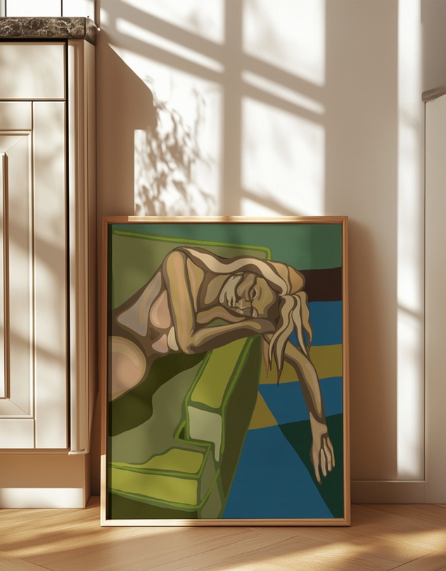 Olive et Oriel - KH Studio - Let You Let Me Down by Karla Hyman Art Print