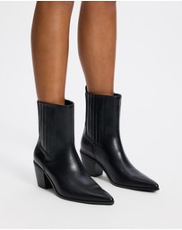 Atmos&Here - Juno Cowboy Ankle Boots