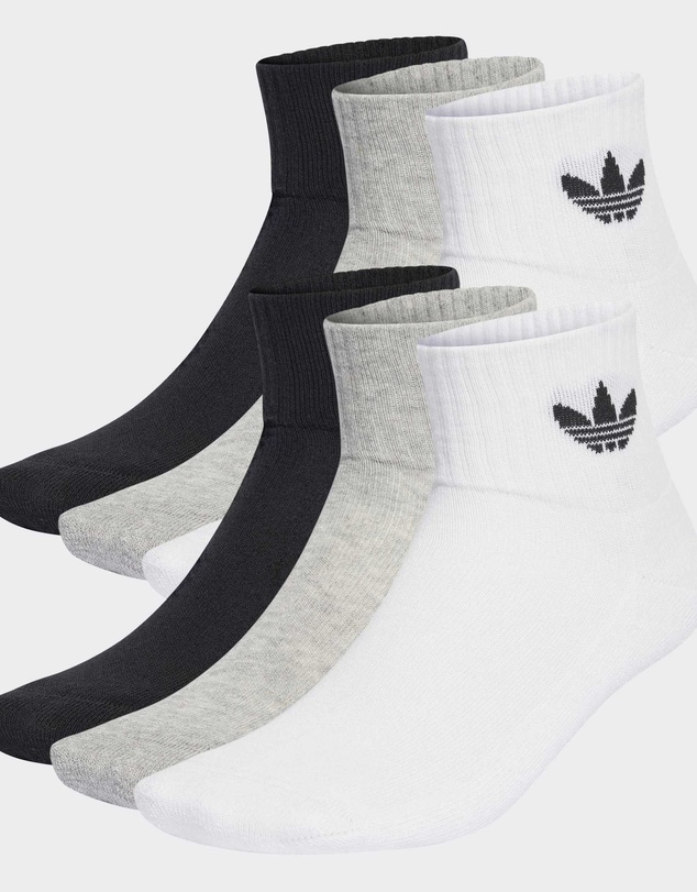 adidas Originals - Mid Ankle Socks 6 Pairs Unisex