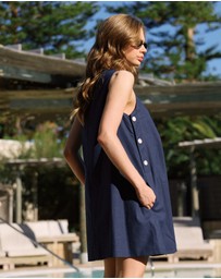 Soon Maternity - Maeve Linen Feeding Dress