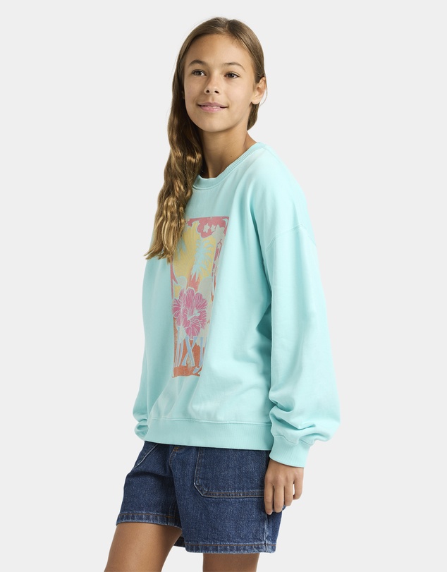 Roxy - Girls 4 to 16 Lineup Crew Neck