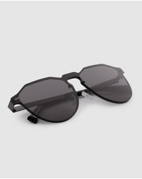 Hawkers Co - HAWKERS - Gun Metal Dark Warwick Venm Metal for Men and Women UV400