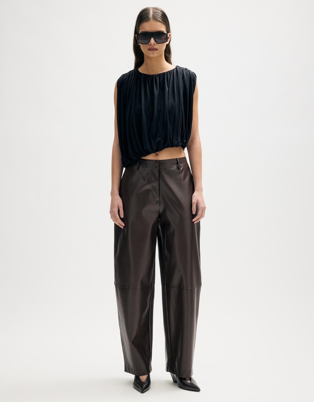 Minima Esenciales - Delfin Draped Jersey Top