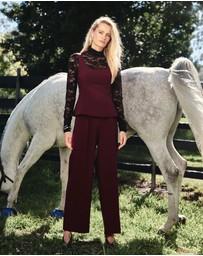 Forcast - Torin Lace Turtleneck Top