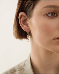 Najo - Clair de Lune Yellow Gold Earrings