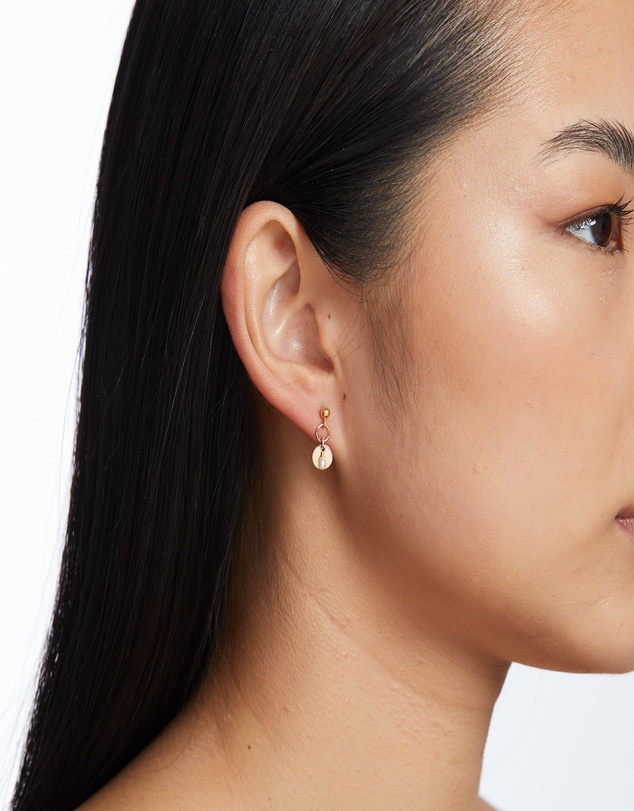 Alana Maria - Sia Freshwater Pearl Earrings - Gold