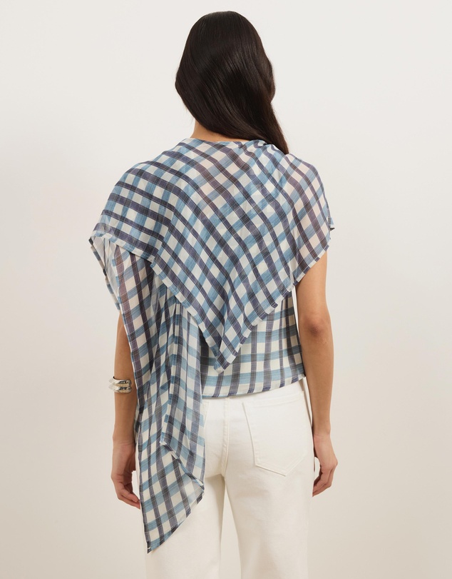 Atmos&Here - Dylan Chiffon Scarf Top