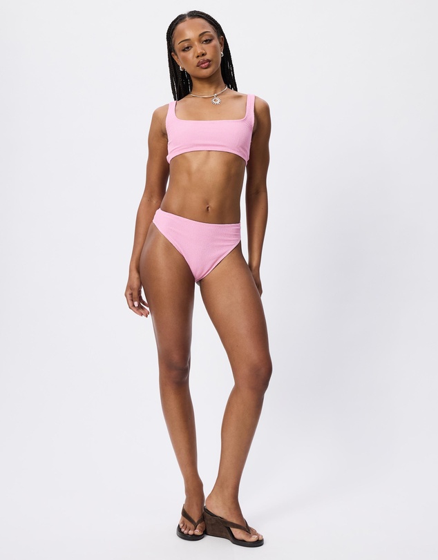 & Other Stories - Textured Square-Neck Bikini Top