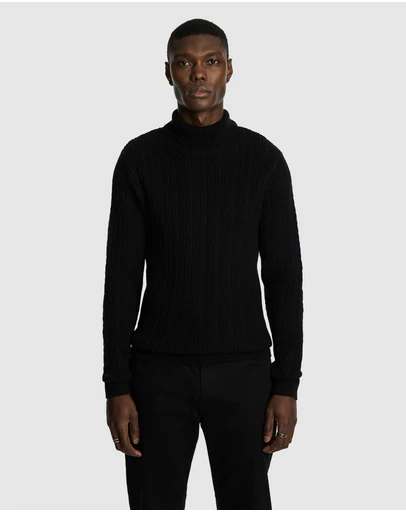 yd. - Jimmy Roll Neck Knit Jumper