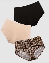 B Free Intimate Apparel - Invisible Panty Lines Brief - 3 Pack