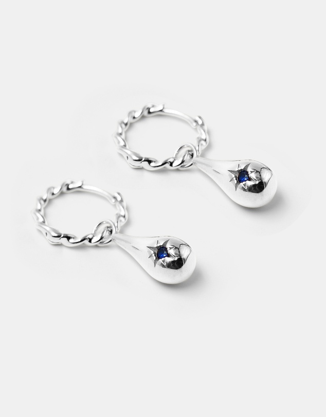 Brie Leon - 925 Tear Drop Twist Sleeper Earrings
