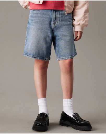 Calvin Klein Jeans - Girls Denim Bermuda Shorts