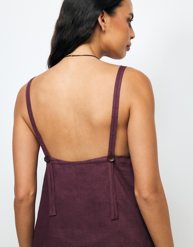 AERE - Pia Linen Top