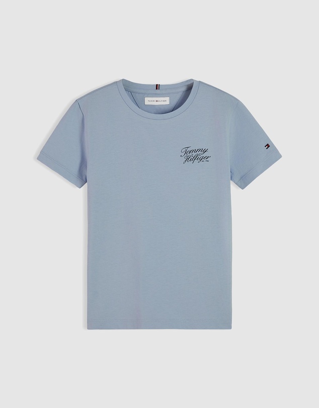 Tommy Hilfiger - Girls 8-16 Logo Crew Neck T-Shirt - Teens