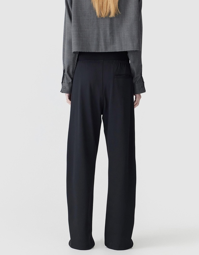 Bassike - Elastic Detail Twill Pants