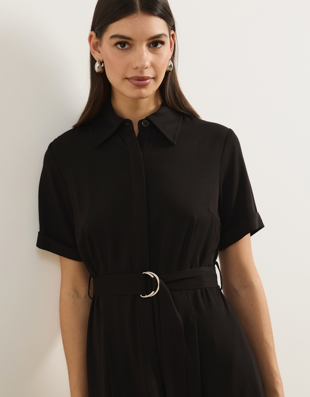 Atmos&Here - Harriet Viscose Twill Midi Dress