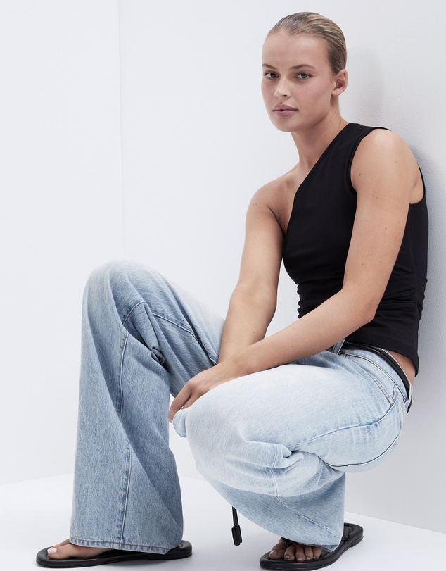 UNISON - Aus Cotton One Shoulder Top