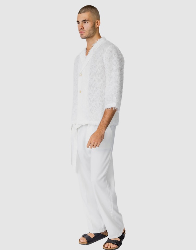 Justin Cassin - Vanity Sheer Stripe Top