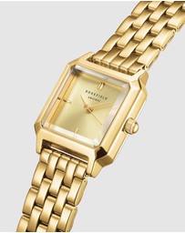 Rosefield - The Boxelle Champagne Gold-Tone Bracelet Watch