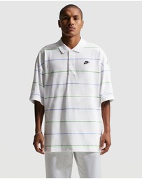 Nike - Sportswear Club Oversized Striped Polo