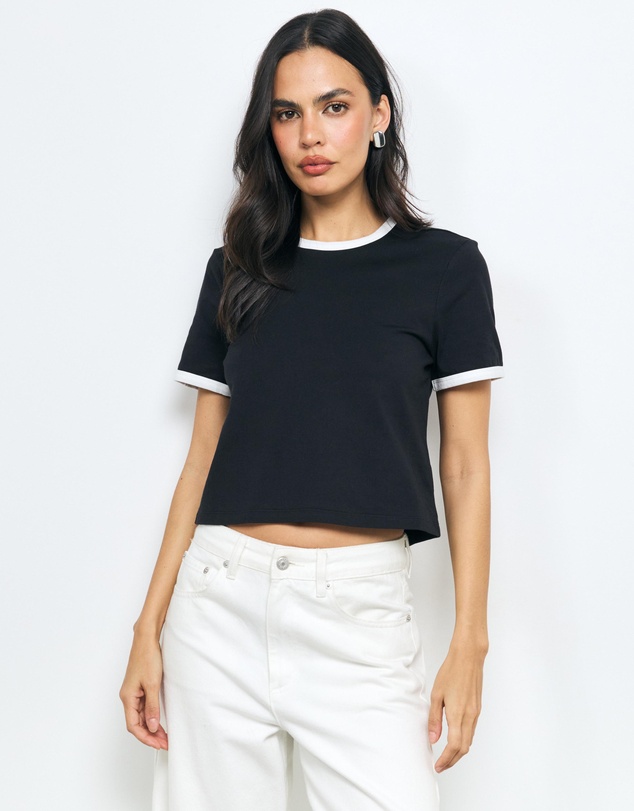 AERE - Bella Contrast T-Shirt