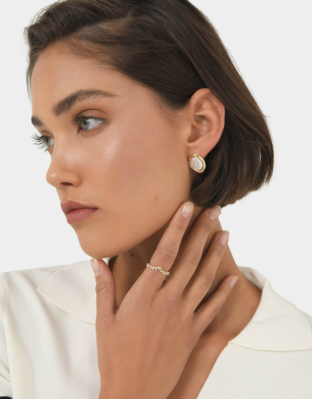 Forcast - Jazmine 16k Gold Plated Brass Ring
