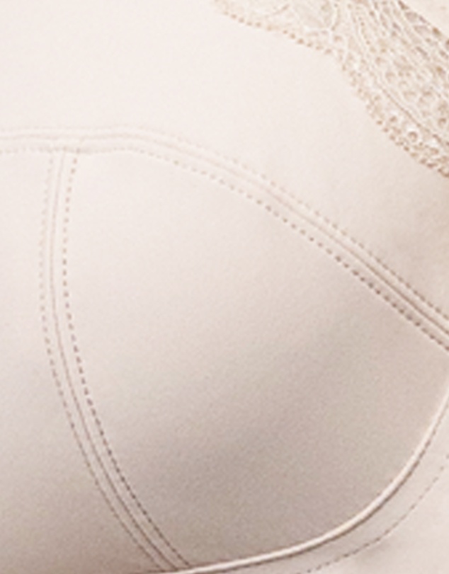 Naturana - Padded Wide Strap Wirefree Plus Size Bra