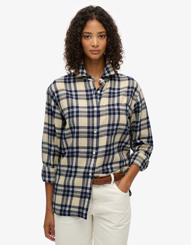 Superdry - Check Flannel Boyfriend Shirt