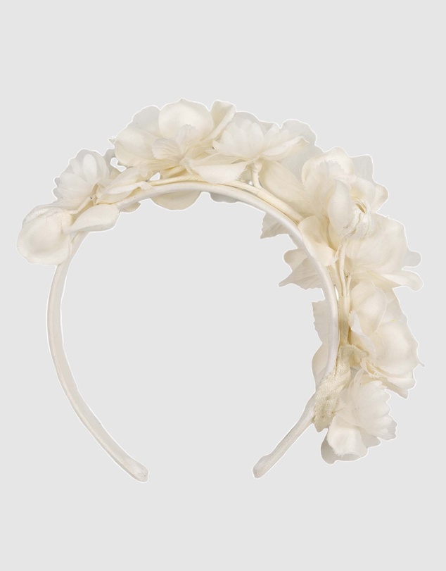 Max Alexander - Cream Flowers Fascinator