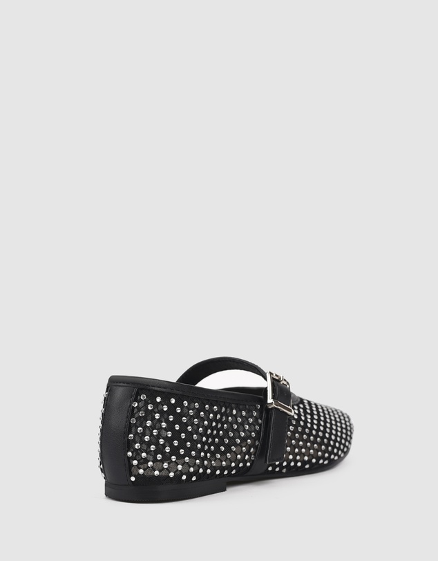 Verali - Damsel Diamante Mary-Jane Flat